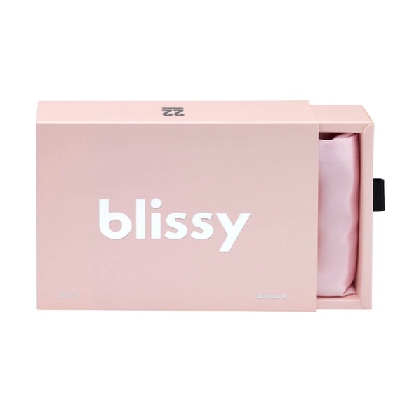 Blissy Other - BLISSY Mulberry Silk Pillowcase in Pink Standard